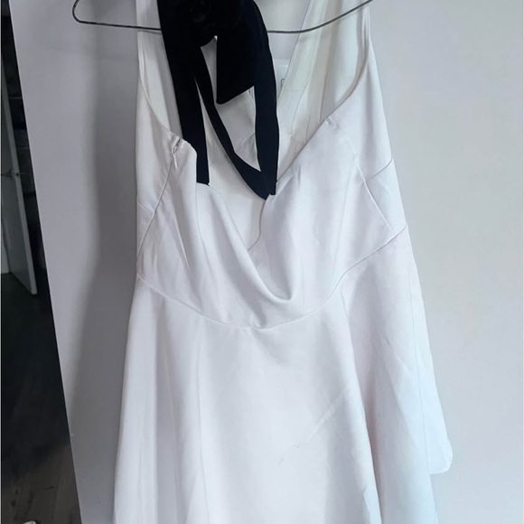 Brand new (work once) dynamite Velvet Bow Ties Mini Dress 
Tag still attached - Picture 4 of 5